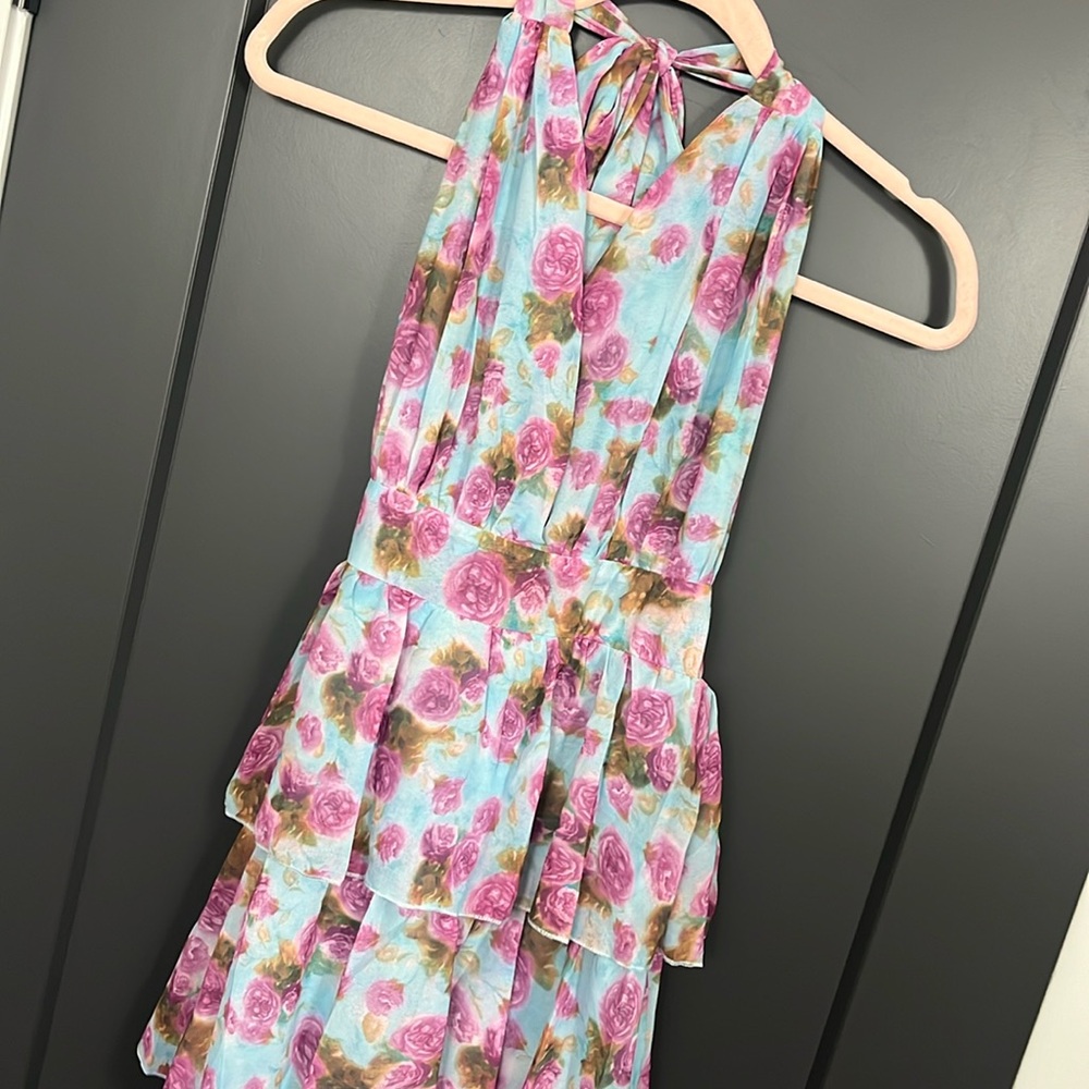 Rose maxi dress